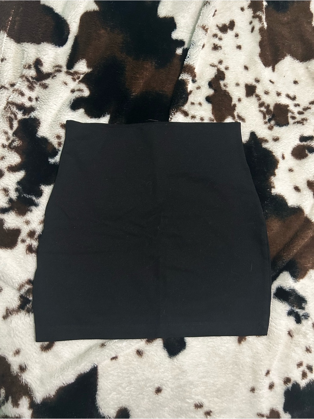 Windsor Black High-Rise Mini Skirt